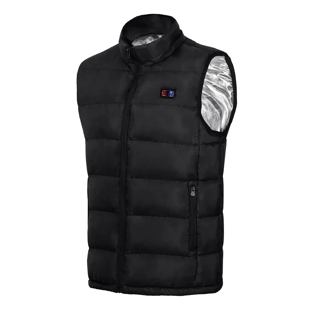 Men\'s 9-Zone USB Electric Heated Vest Graphene Winter Outdoor Jacket