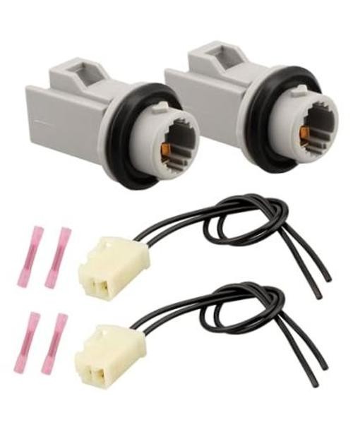 2 PCS Side Marker Light Socket with Wire Harness Fit for Honda Accord CRV CRX