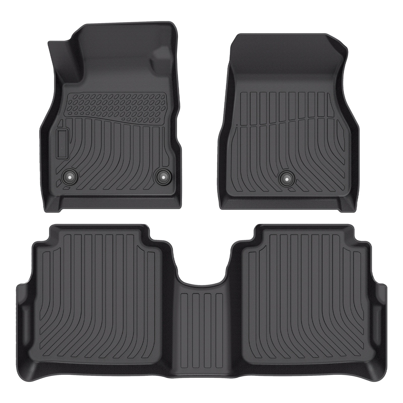 3D Floor Mats Liner Carpets For 2018-2025 Nissan Kicks TPE Rubber All Weather