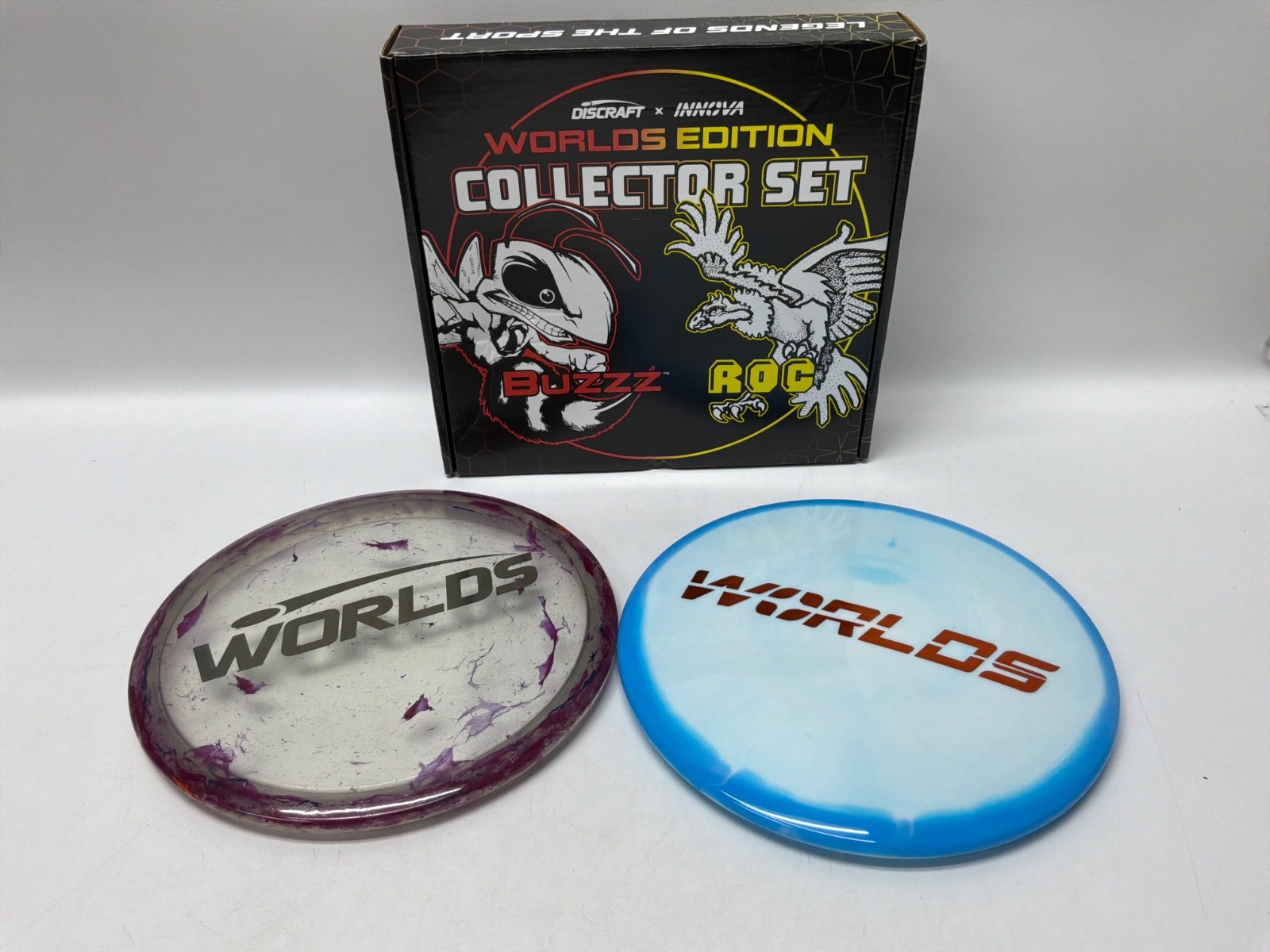 Discraft x Innova Worlds Edition Disc Golf Set Buzzz & Roc