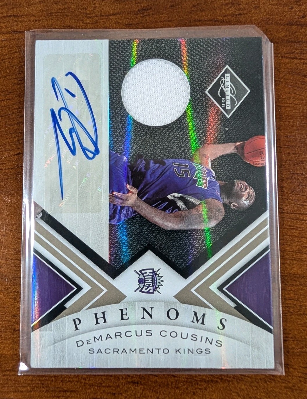 2010-11 Panini Limited Phenoms DeMarcus Cousins Auto /249 RC 🔥 #159 Rookie RPA