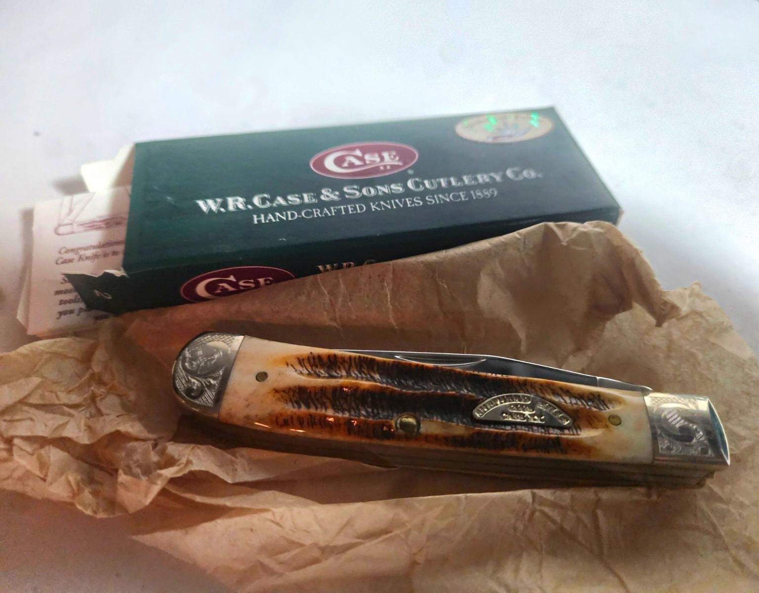 W.R. Case & Sons Case XX 2006 Collector's Club Pocketknife Bone SS Slipjoint Box W.R. Case & Sons Case XX 2006 Collector's Club Pocketknife Bone SS Slipjoint Box