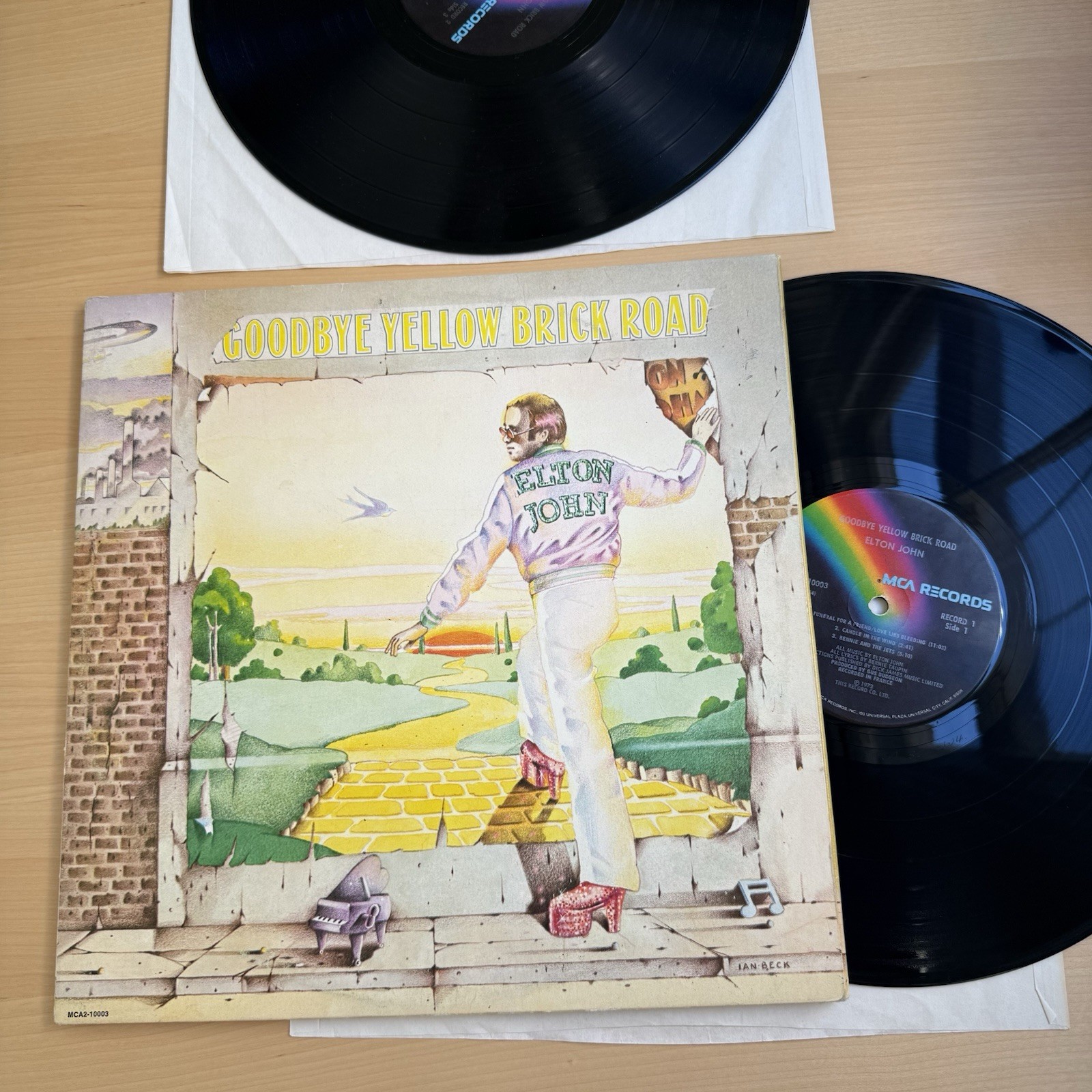 1973 Elton John Goodbye Yellow Brick Road US Press Complete W/Sleeves