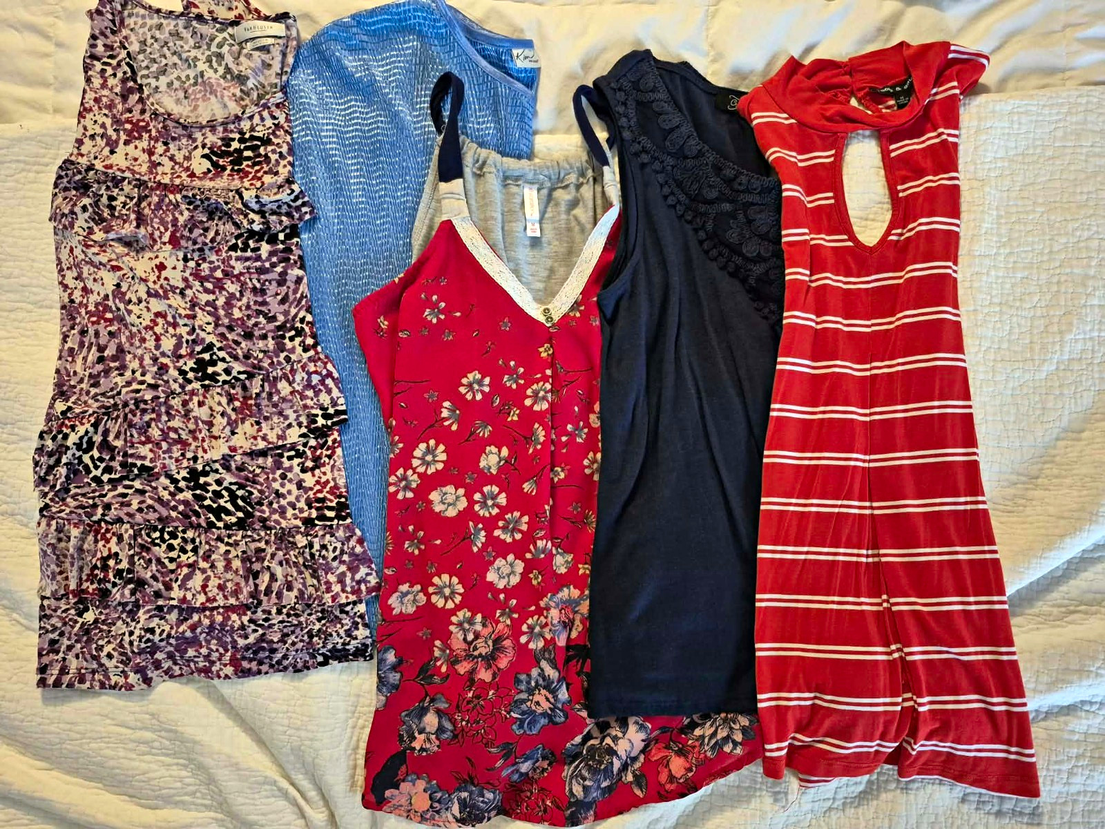 Vtg Women\'s Blouse Lot (5) Medium Vtg Women\'s Blouse Lot (5) Medium