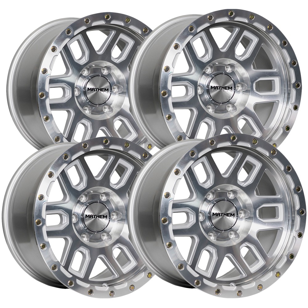 (Set of 4) Mayhem 8304 Delta 20x9 8x6.5\