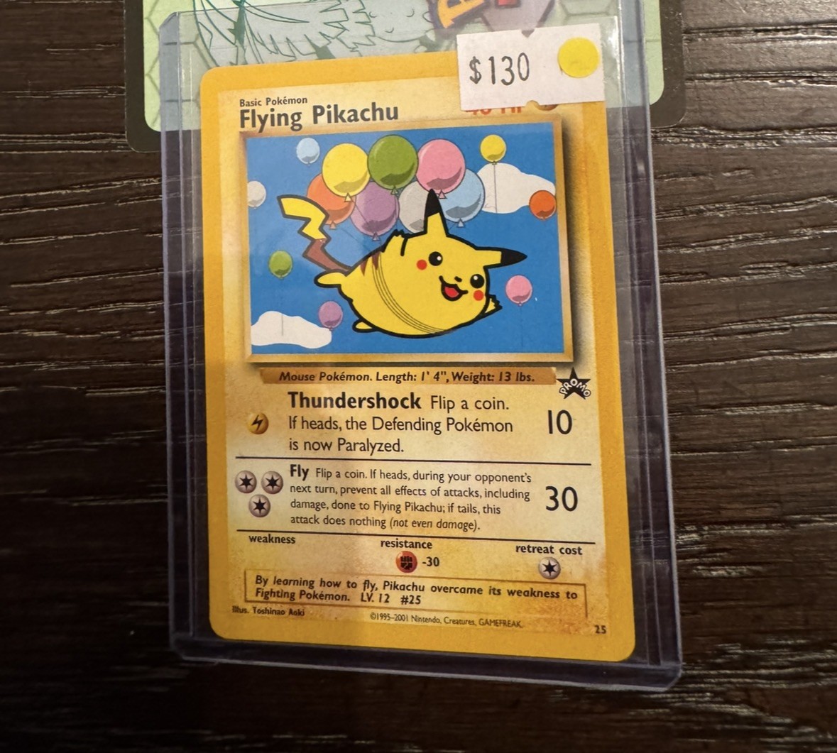 Pokemon Flying Pikachu 25/53 WoTC Promo Promo NM Pokemon Flying Pikachu 25/53 WoTC Promo Promo NM