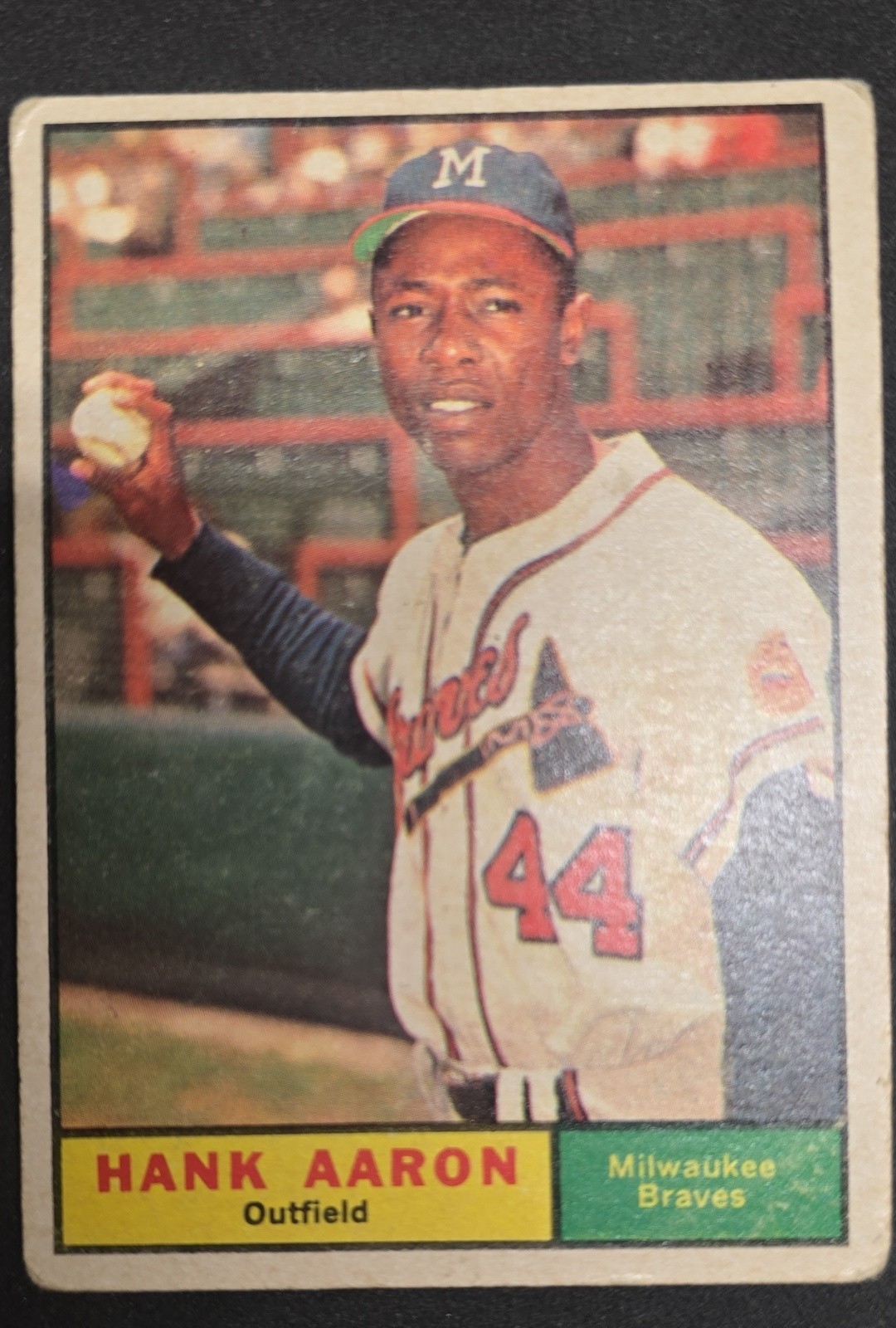 1961 Topps - Hank Aaron #415