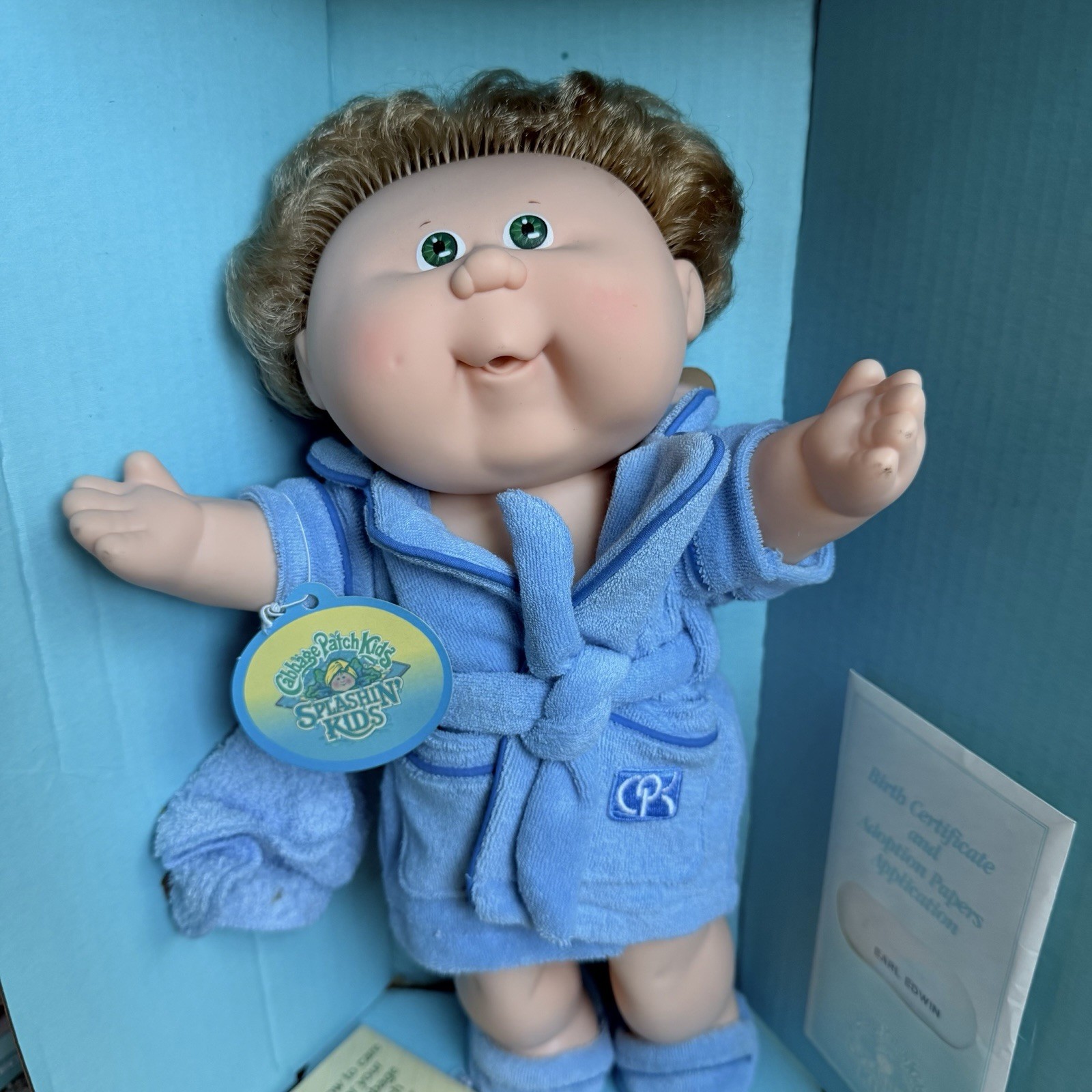 Vintage 1987 Cabbage Patch Kids Splashin\' Kids Boy Doll 14\