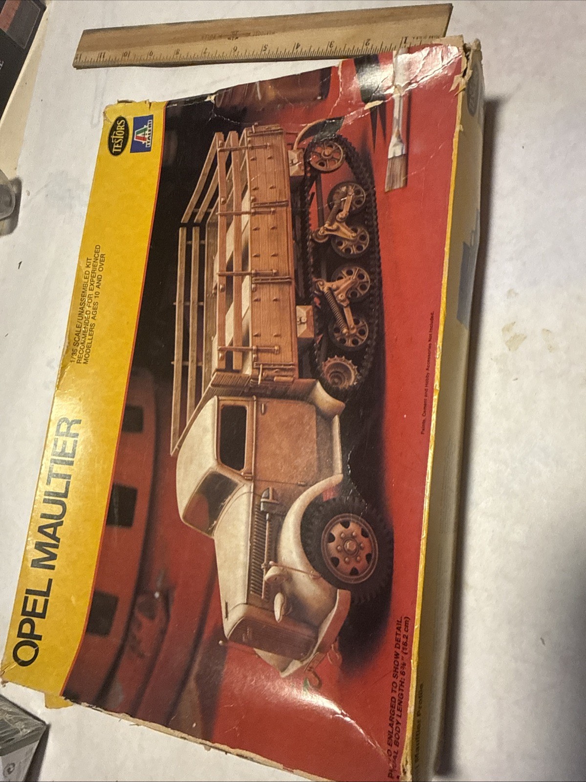 WWII Testors Italeri Opel Maultier #814 1/35  New Sealed Parts