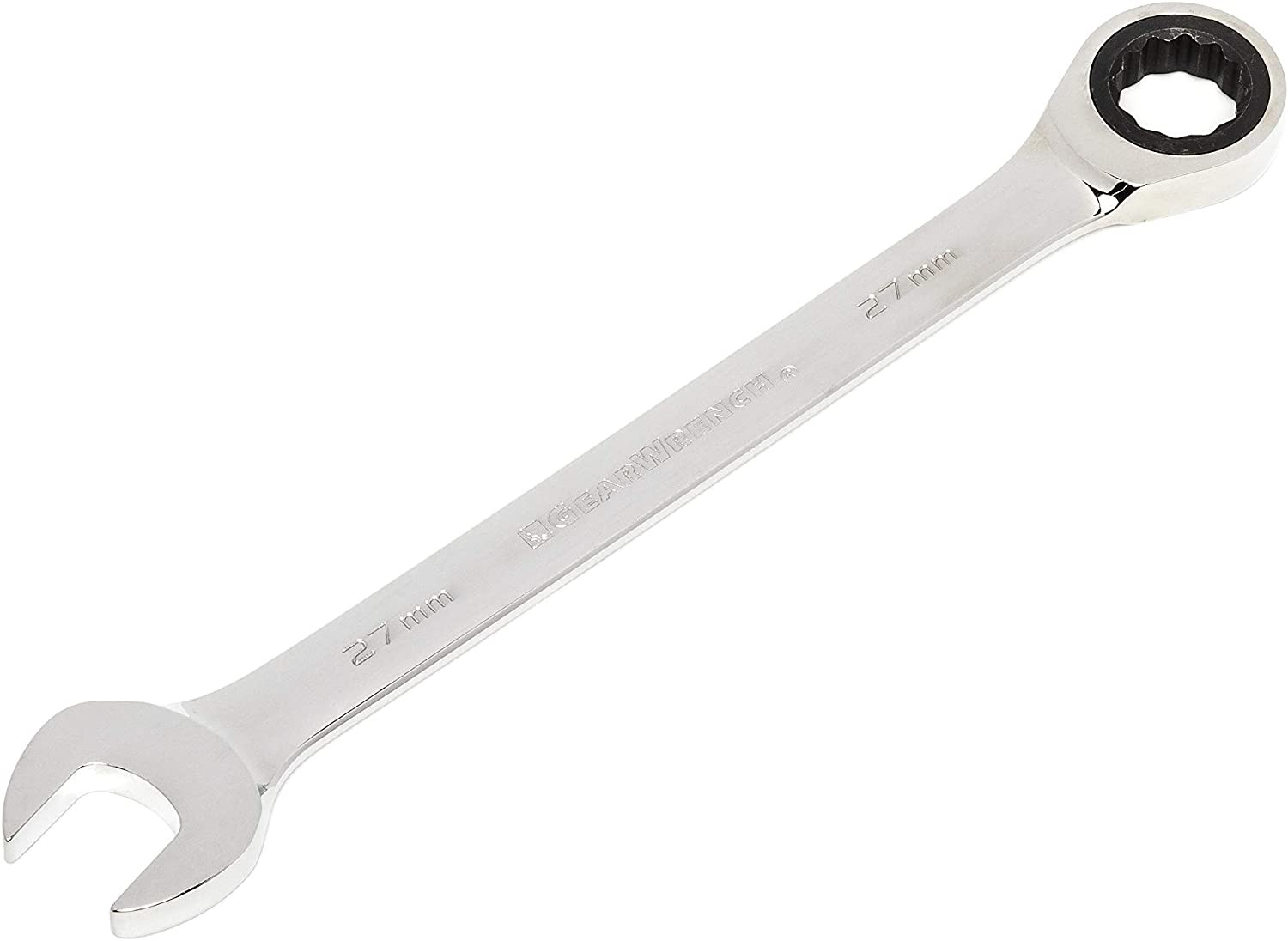 GEARWRENCH 27MM 12 Pt. Ratcheting Combination Wrench - Model 9127D