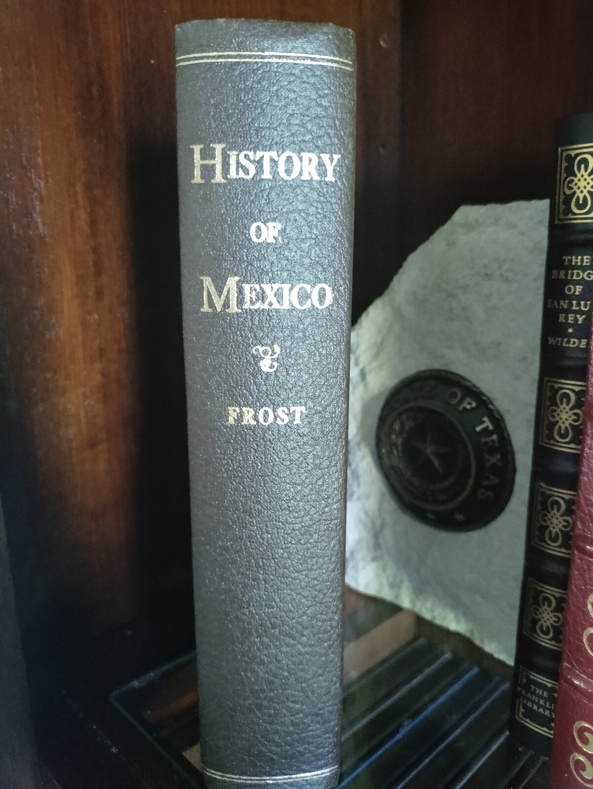 *Rare*_History of Mexico_John Frost_1882_Armand Hawkins publ_Leather_Very Good