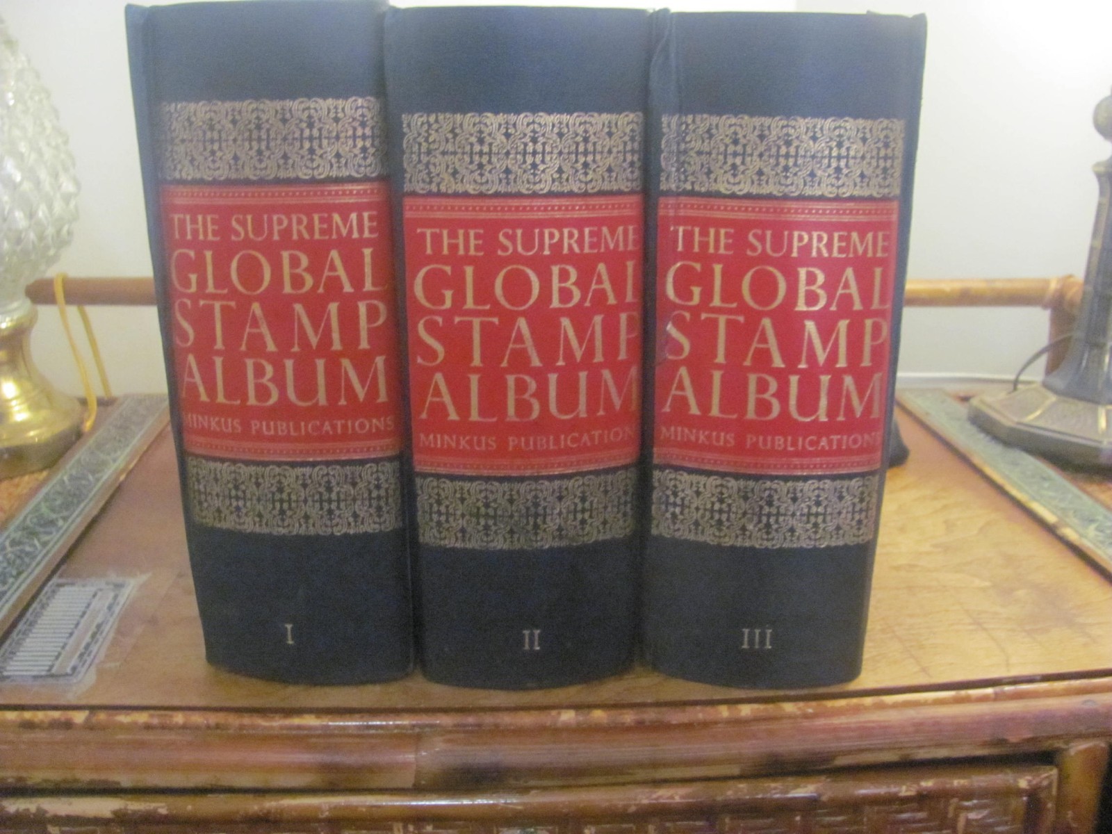 MINKUS Supreme Global Stamp Album VOLS I,II & III. No  stamps.