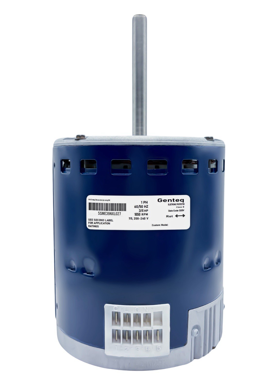 Genteq Motor X13 3/4 HP 5SME39NXL027 CCW Genteq Motor X13 3/4 HP 5SME39NXL027 CCW