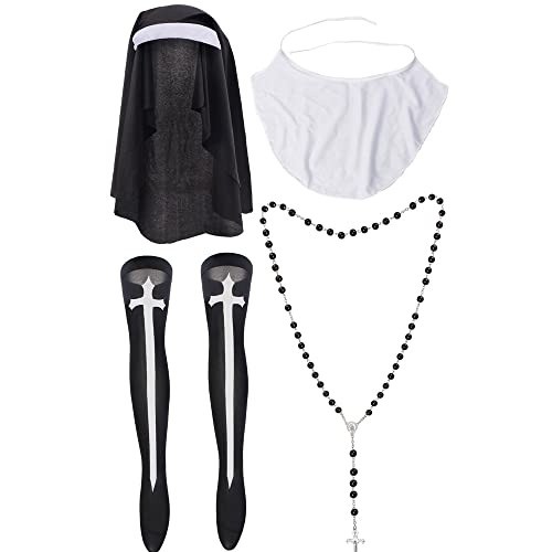 Sister Mary Joseph Costume Accessory Kit – Complete Nun Outfit Essentials