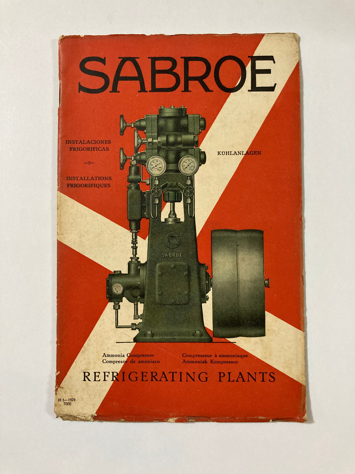 Sabroe Refrigerating Plants Old Catalog 1920/30s RARE Thomas THS. AARHUS DENMARK