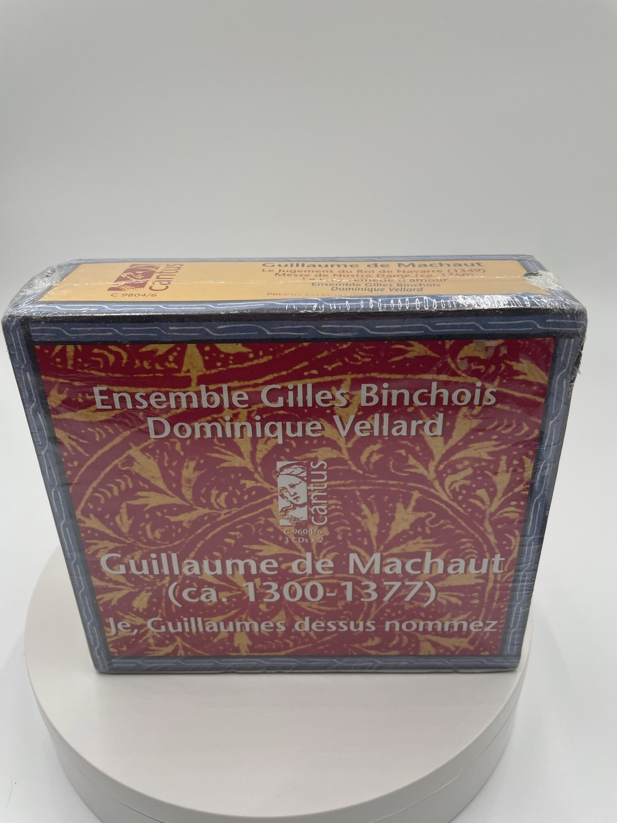 Guillaume de Machaut Sacred Secular Works Ensemble Gilles Binchois CD Guillaume de Machaut Sacred Secular Works Ensemble Gilles Binchois CD