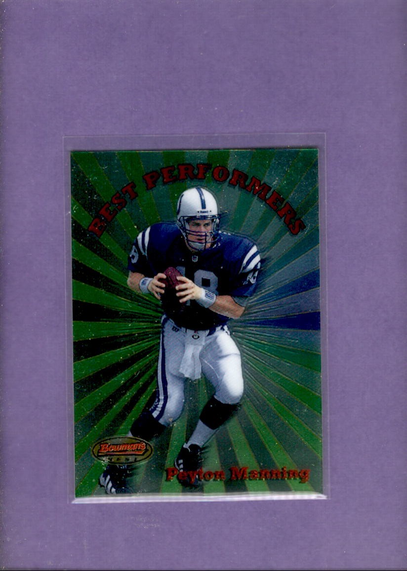 1998 Bowman\'s Best Performers #BP1 Peyton Manning MINT ID:81110