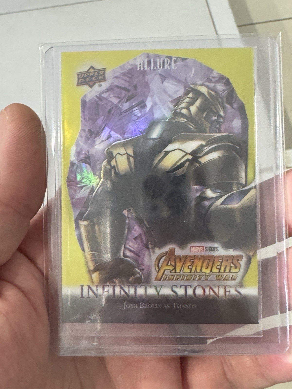 2022 Marvel Allure Thanos Josh Brolin 6-Card Character Lot Gold /99 Red Prism