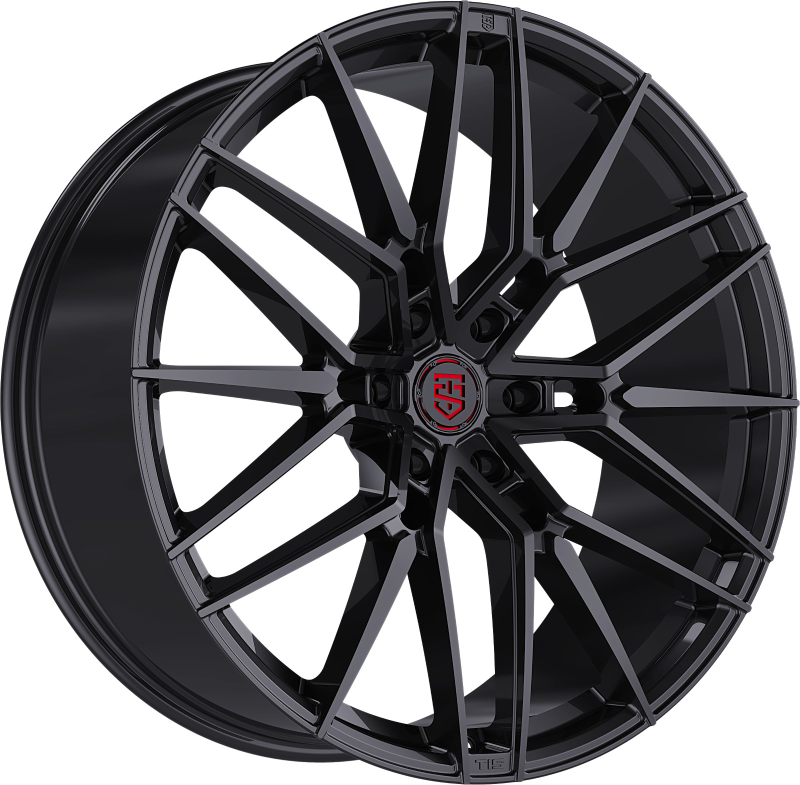 1 TIS Motorsports 26x10 6X5.50 +24 506B Gloss Black Wheel Rim