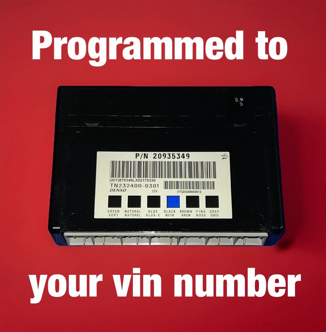 20935349 GM Body Control Module Programmed To Your VIN BCM