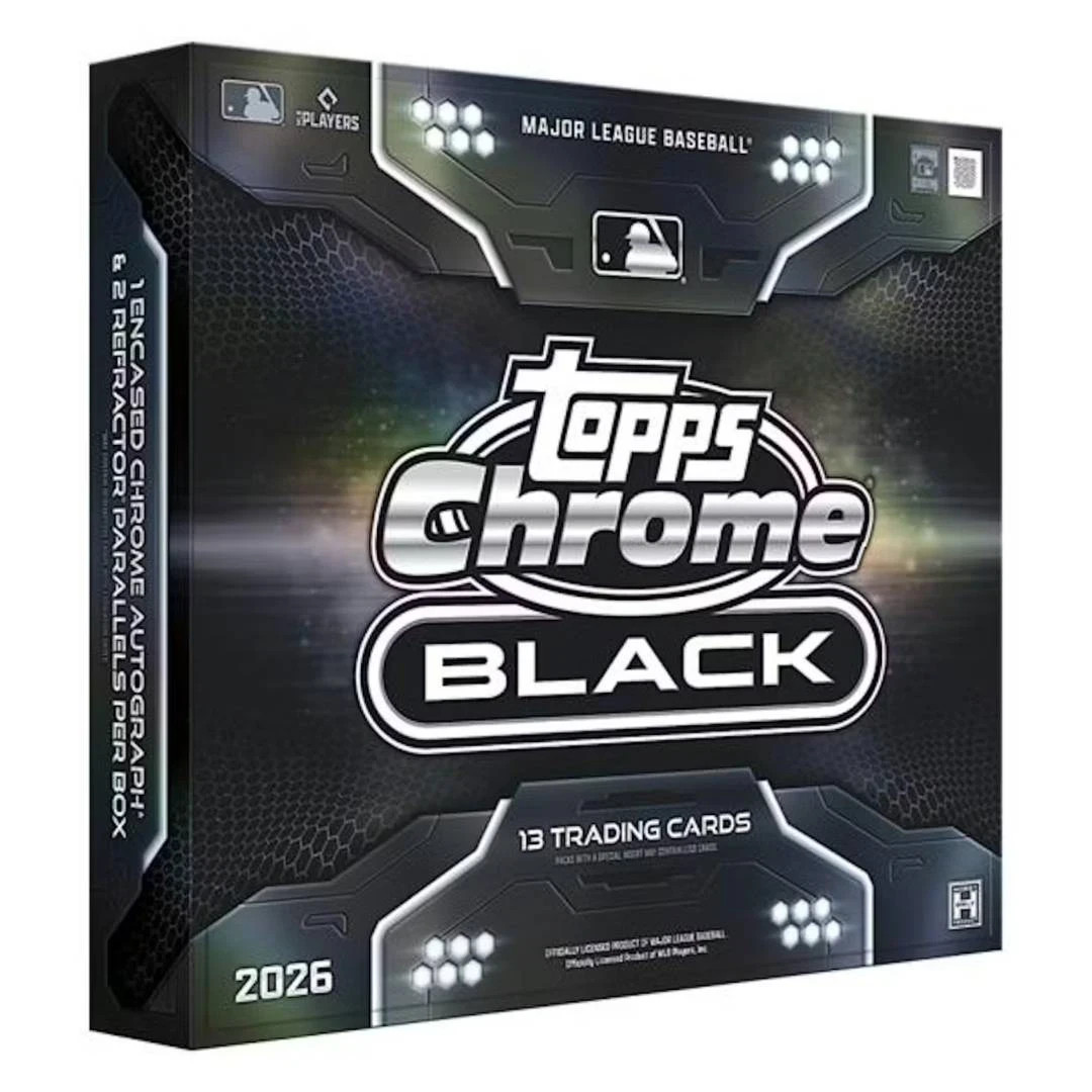 2026 TOPPS CHROME BLACK MLB BASEBALL HOBBY BOX - FACTORY SEALED - eBay LIVE RIP
