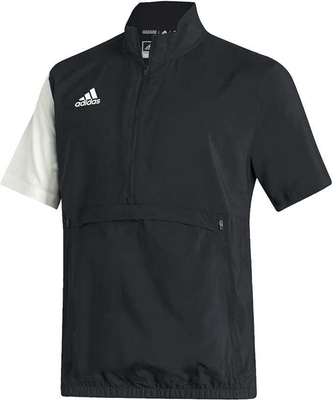 adidas Men's stadium woven 1/4 zip short sleeve golf pullovers - Multiple Colors adidas Men's stadium woven 1/4 zip short sleeve golf pullovers - Multiple Colors