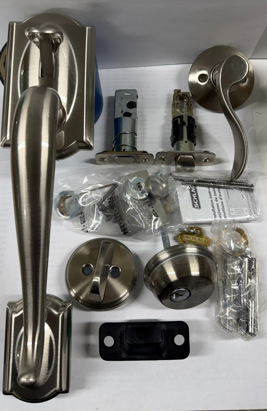 Schlage FE285 CAM 619 ACC LEFT HAND Exterior and DEAD BOLT Schlage FE285 CAM 619 ACC LEFT HAND Exterior and DEAD BOLT