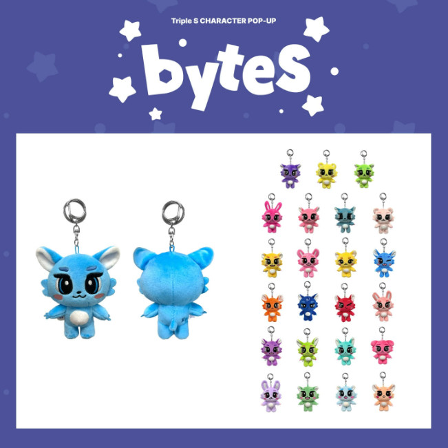 Pre-order tripleS Official Character byteS Plush Key Ring Official K-POP Goods