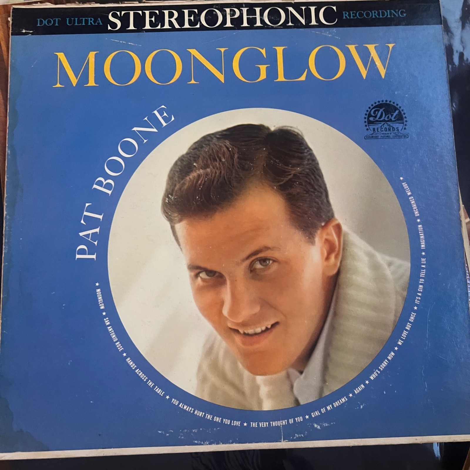Pat Boone Moonglow Record Album Vinyl LP (very good condition) Pat Boone Moonglow Record Album Vinyl LP (very good condition)