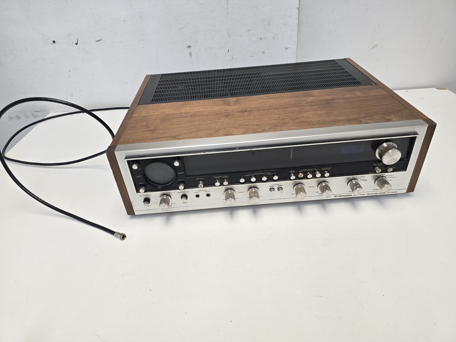 1970s Pioneer 4 Channel Receiver QX-949A Silver Face Stereo Amplifier Vintage