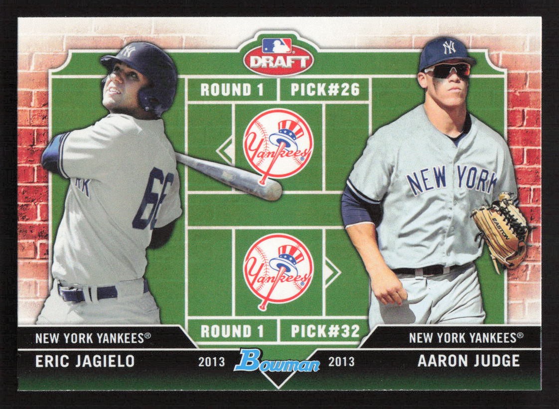 2013 Bowman Draft Picks & Prospects Aaron Judge Eric Jagielo Dual Draftee DD-JJ