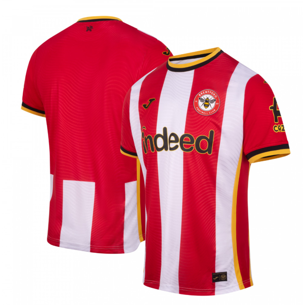 Joma Brentford FC 2026 - 27 Authentic Home Jersey - Red/White/Gold