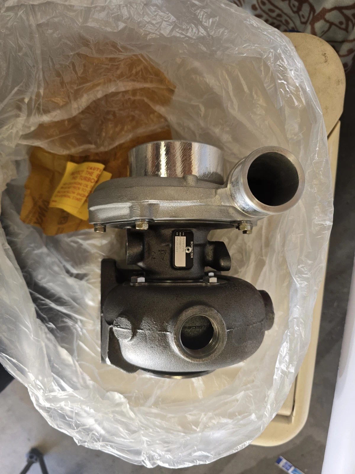 Genuine BorgWarner Schwitzer S2BW033 Turbocharger Marine Mercruiser Turbo 7.3