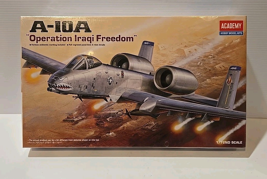Academy A-10A Operation Iraqi Freedom 1:72 Scale Model Kit 12402 NIB SEALED
