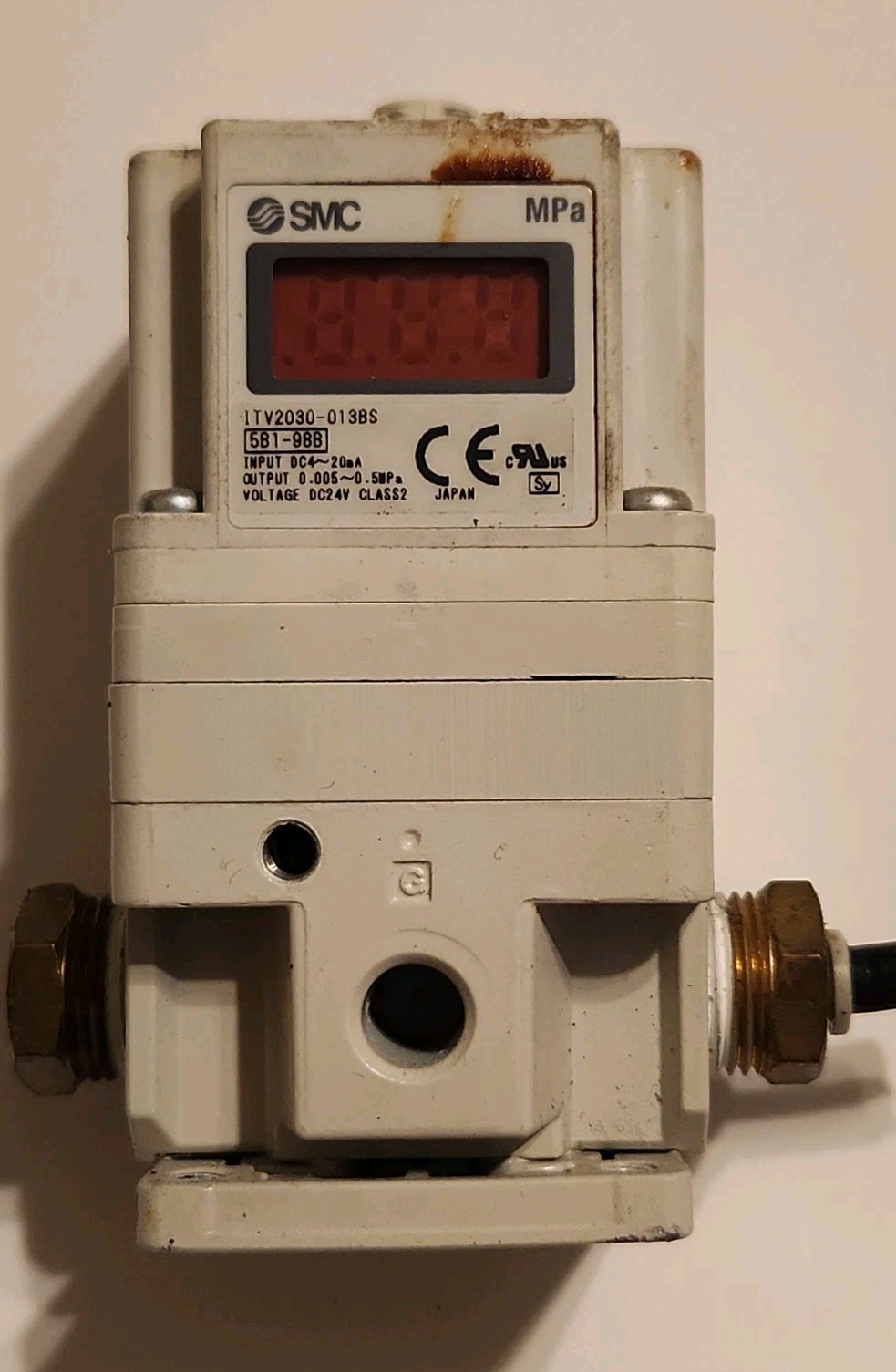 SMC ITV2030-013BS [5B1-98B] Pneumatic Regulator - Warranty &  