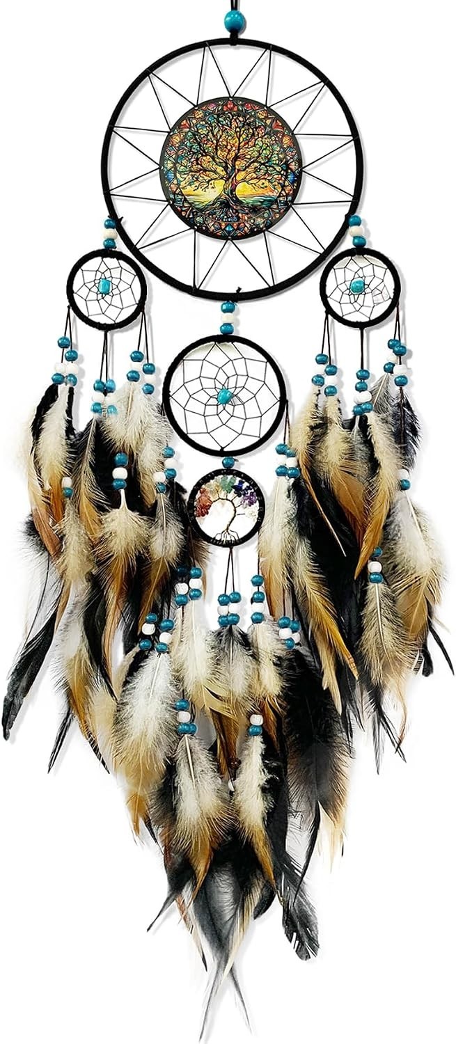 Large Dream Catchers for Bedroom Adult Brown Boho Dream Catcher Wall Decor Tr