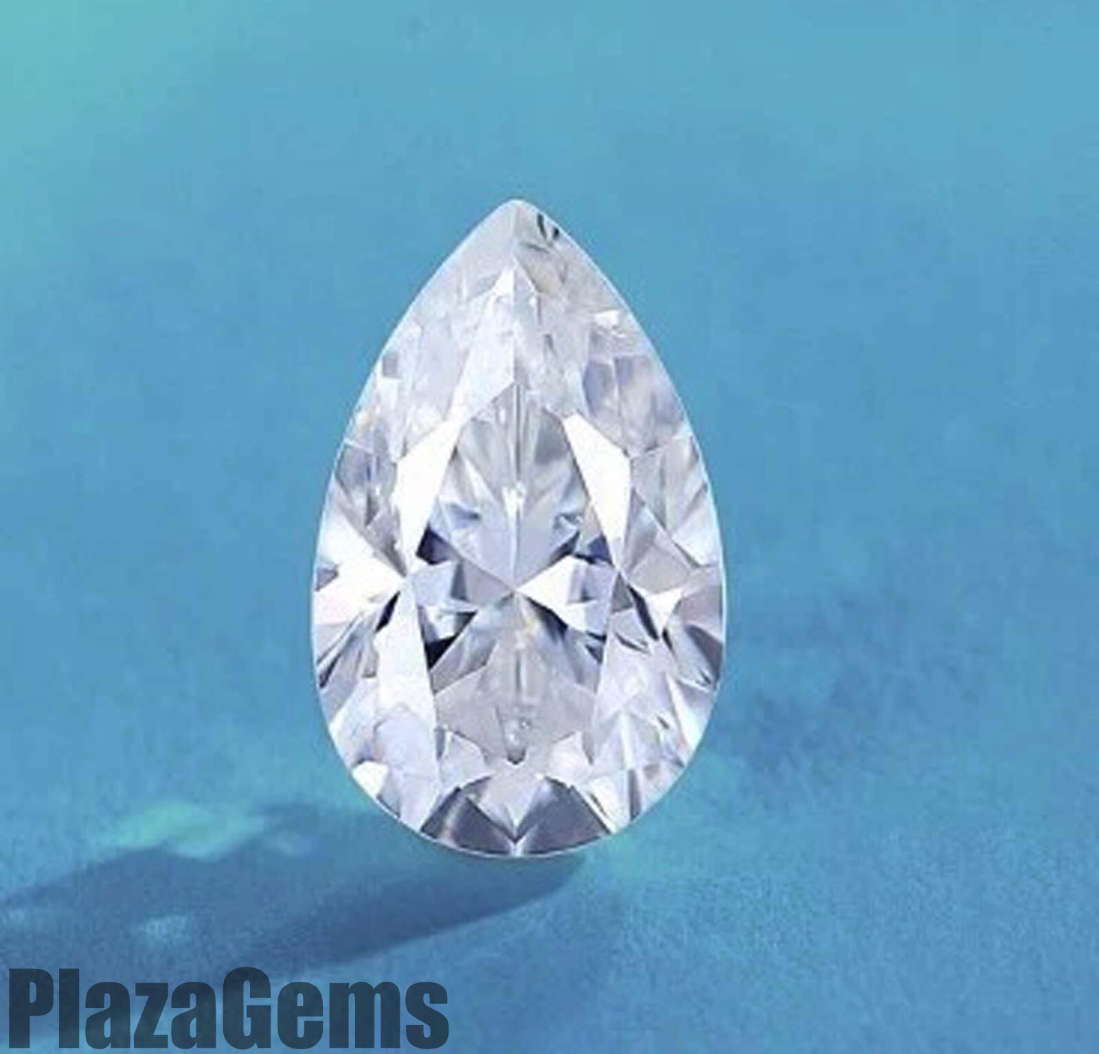 Pear Cut 2.9 Ct Lab Grown Diamond D VVS1 CVD IGL Certified Gem 5ARE
