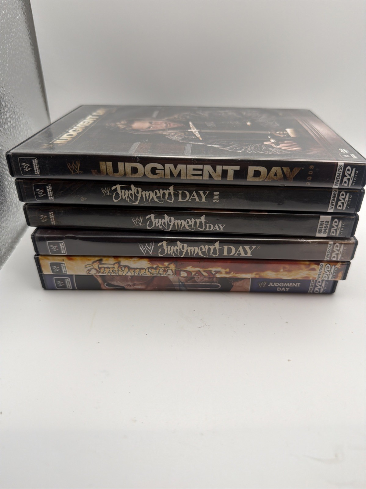 WWE - DVD lot Judgement Day Ppv 03,04,05,06,08,09 Collection WWE - DVD lot Judgement Day Ppv 03,04,05,06,08,09 Collection
