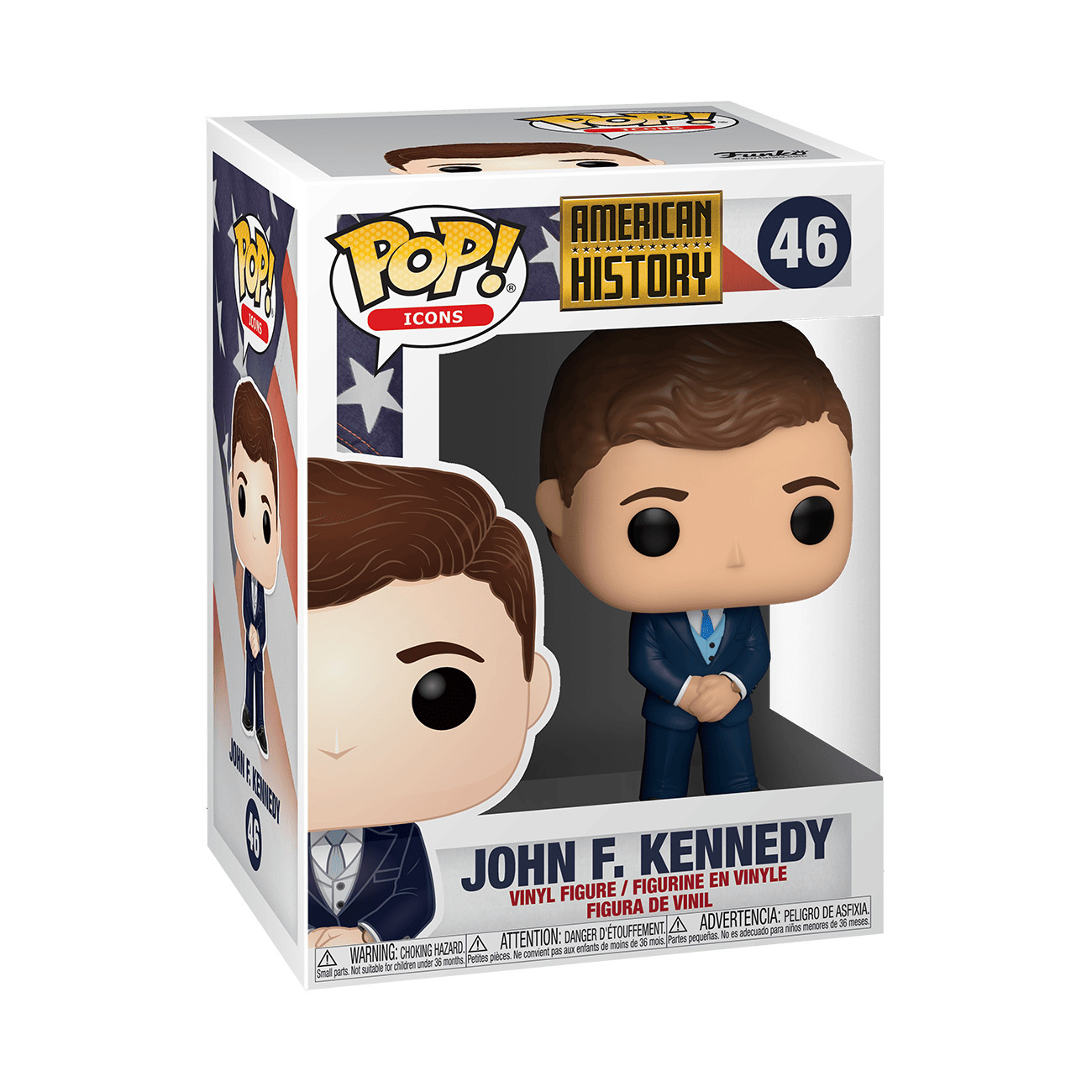 Funko Pop American History John F. Kennedy #46 NIB Funko Pop American History John F. Kennedy #46 NIB