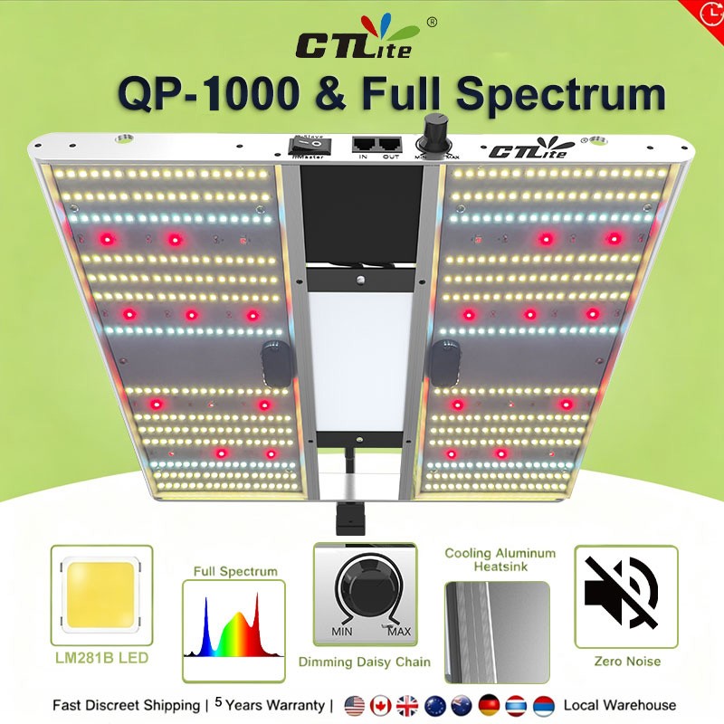 1000W Full Spectrum LED Grow Light Dimmable High Yield Light for Indoor Planting