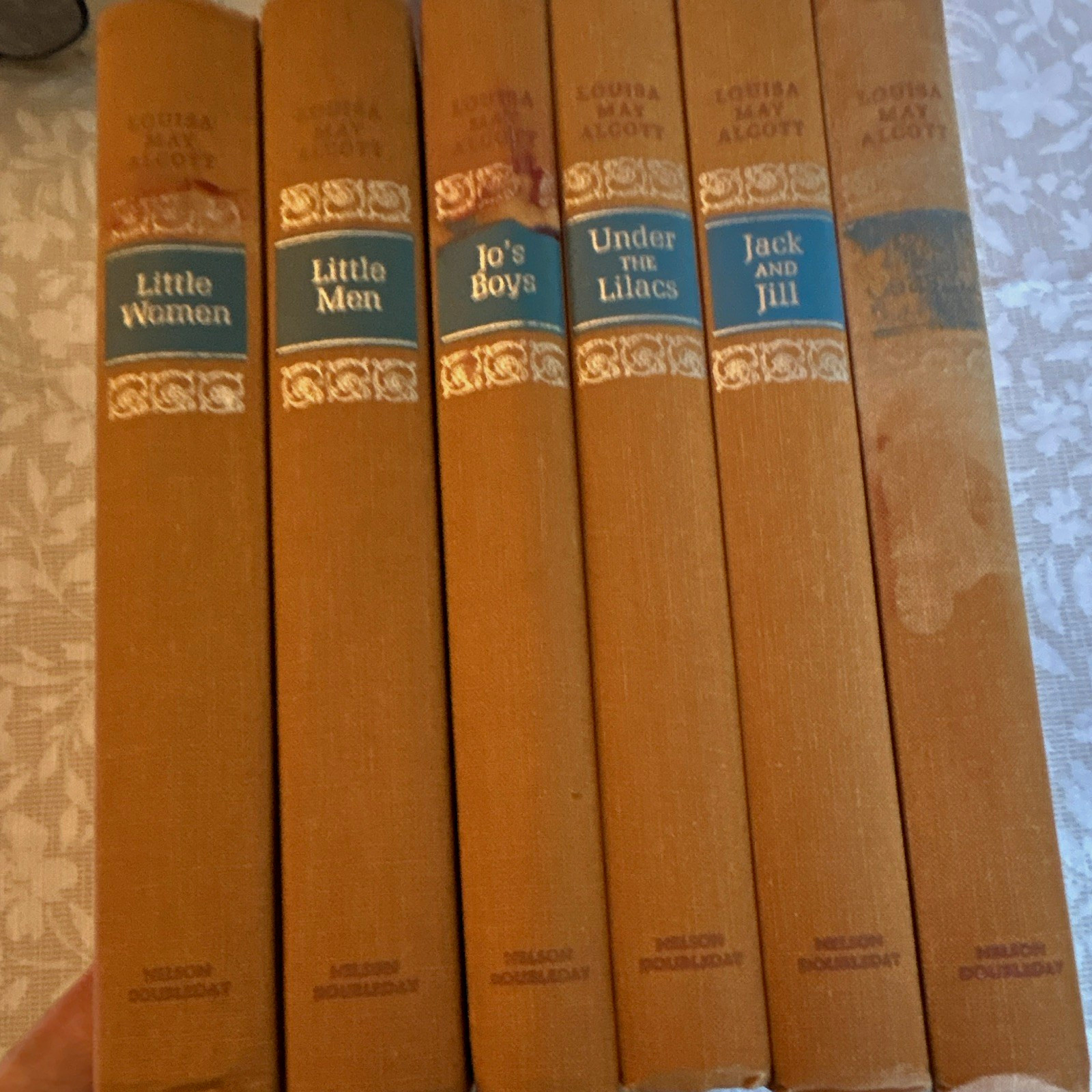Louisa May Alcott Nelson Doubleday Abridged HC Book Set Illustrated