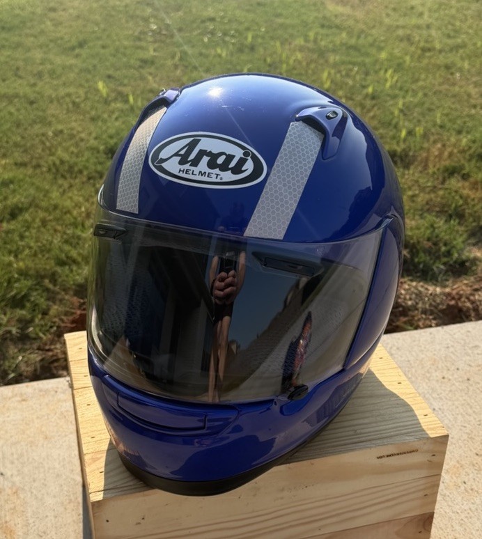 Vintage Arai 2008 Profile Blue Full Face Helmet Clear Visor Snell Dot Sz S Vintage Arai 2008 Profile Blue Full Face Helmet Clear Visor Snell Dot Sz S