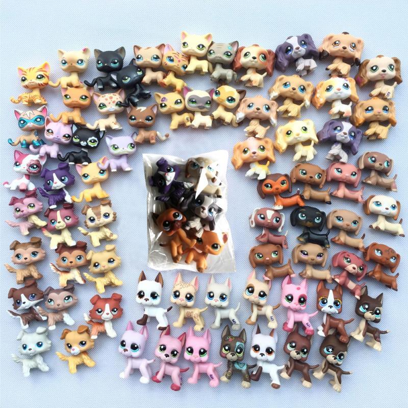 5pcs/lot Littlest Pet Shop toys LPS Random Cat Dog Animal  Figures 002