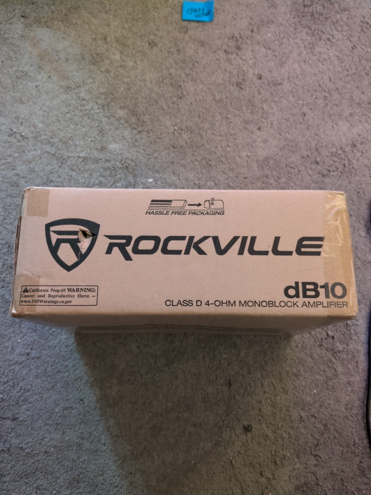 Rockville DB10 800W 200W RMS Car Amplifier Brand New