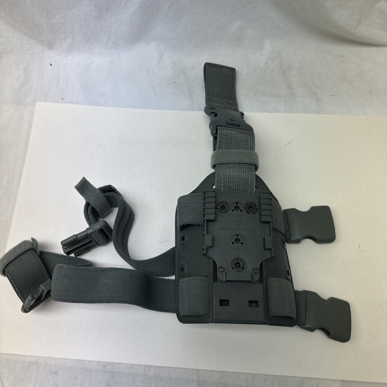 Safariland 6005 Foliage Tactical Drop Leg Platform W/ QLS Mount Ambi Holster