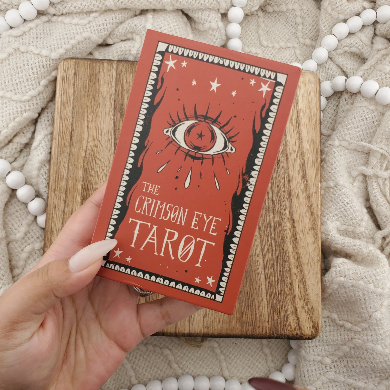 The Crimson Eye Tarot Cards 78 Card Complete Deck Evangeline Gallagher