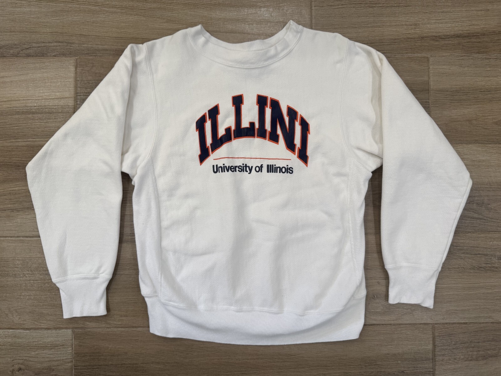 Vintage University of Illinois Sweatshirt LARGE Soffe 90s Y2K USA Made Crewneck