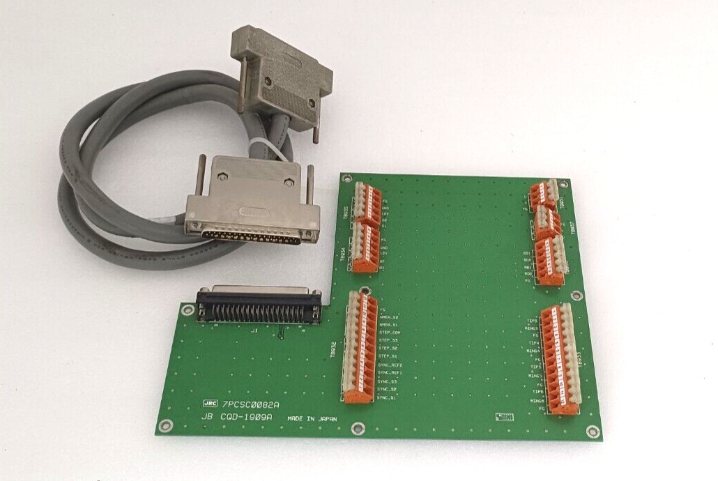 JRC CQD-1909A PCB CIRCUIT & CABLE 7PCSC0082A FOR INMARSAT