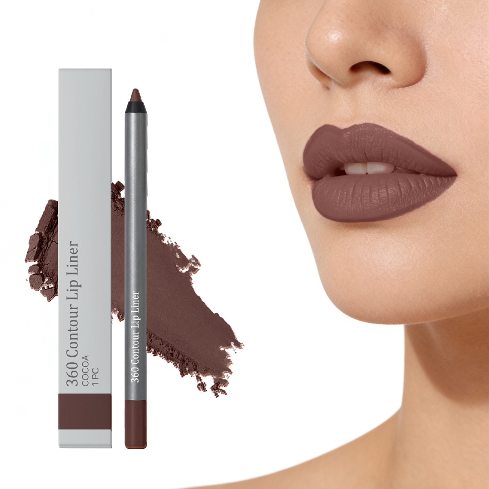 Authentic Wonderskin Long-wearing Transfer-proof Lip Liner,0.042oz,6 colors