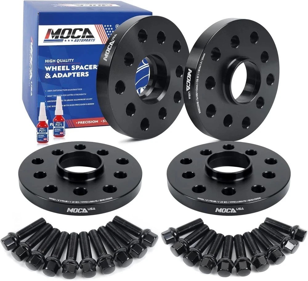15Mm 20Mm Wheel Spacers 57.1Mm Bore for Audi A3 A4 A6 TT Volkswagen Golf Jetta